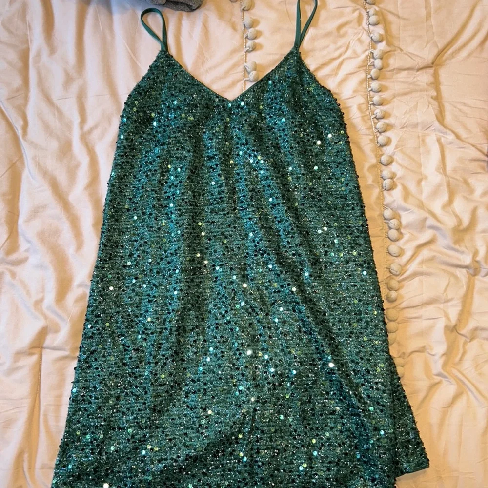 Sequined Mini Dress - Picture 3 of 5